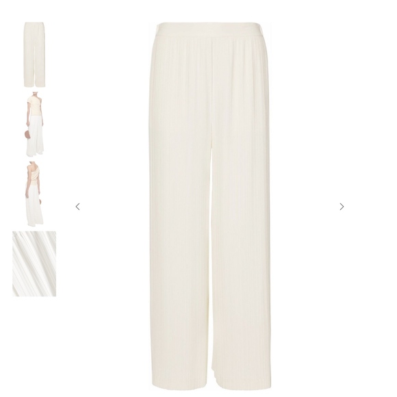 Helmut Lang Small Pleated Crepe Wide Leg Pants NWT - Picture 4 of 8